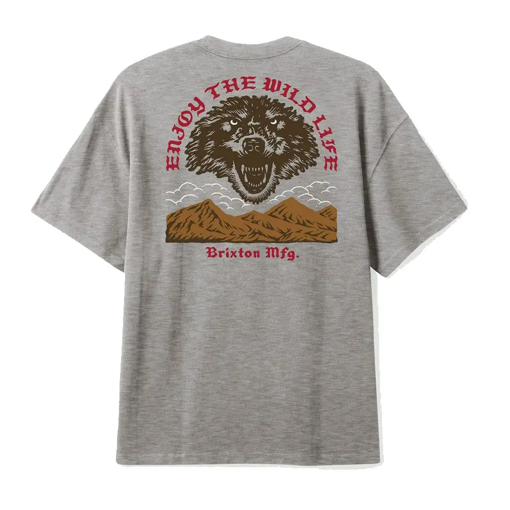 Brixton Mercy S/S Tee - Heather Grey 1