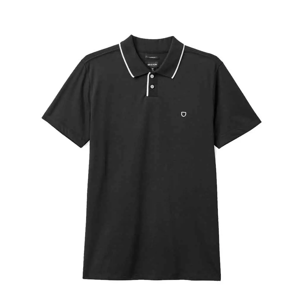 Brixton Mod Flex S/S Polo Knit - Black 1