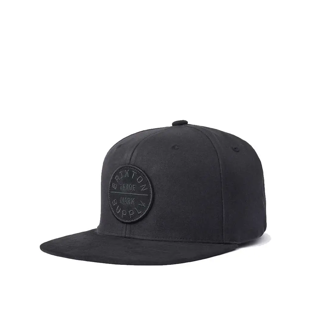 Brixton Oath Iii Snapback - Black/Black/Black 1
