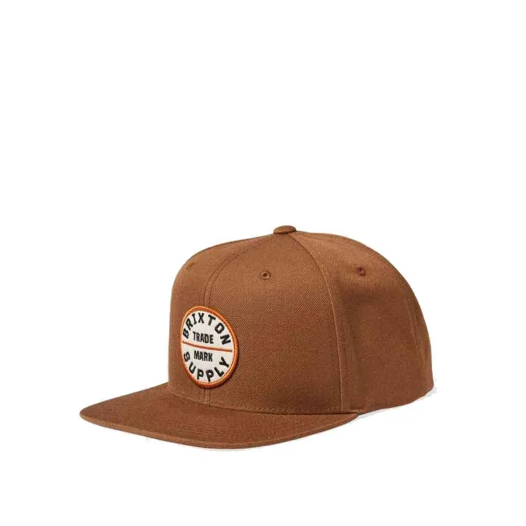 Brixton Oath Iii Snapback - Pinecone Brown 1
