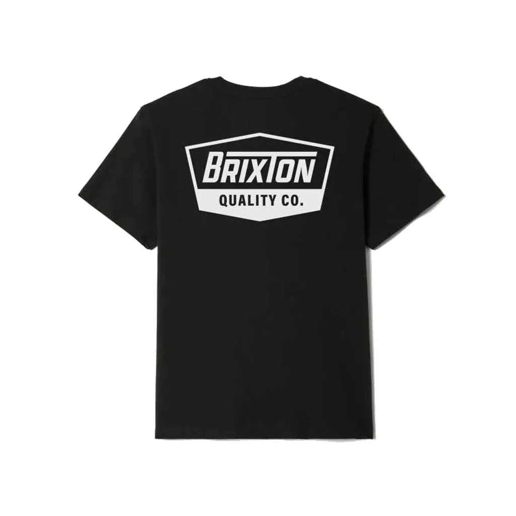 Brixton Regal S/S Tee - Black/White 1