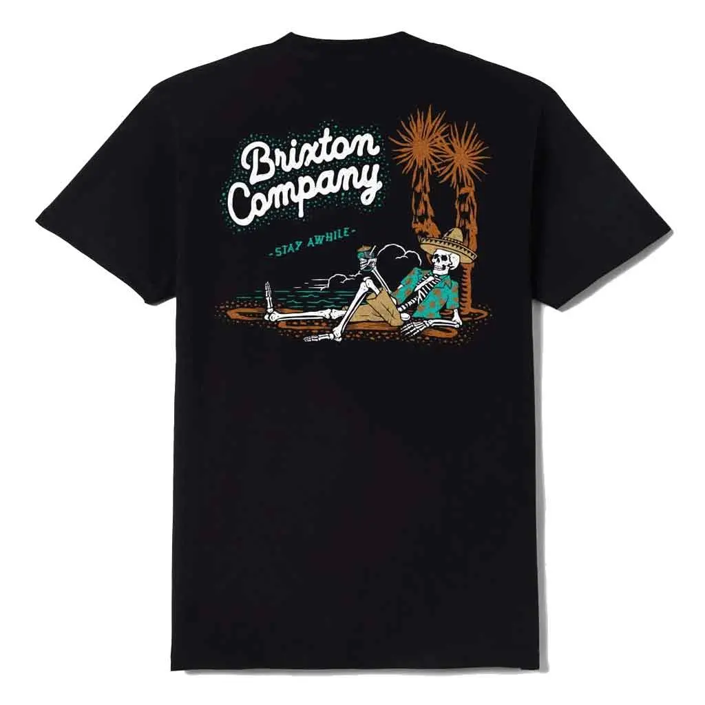 Brixton Stay While S/S Tee - Black 1
