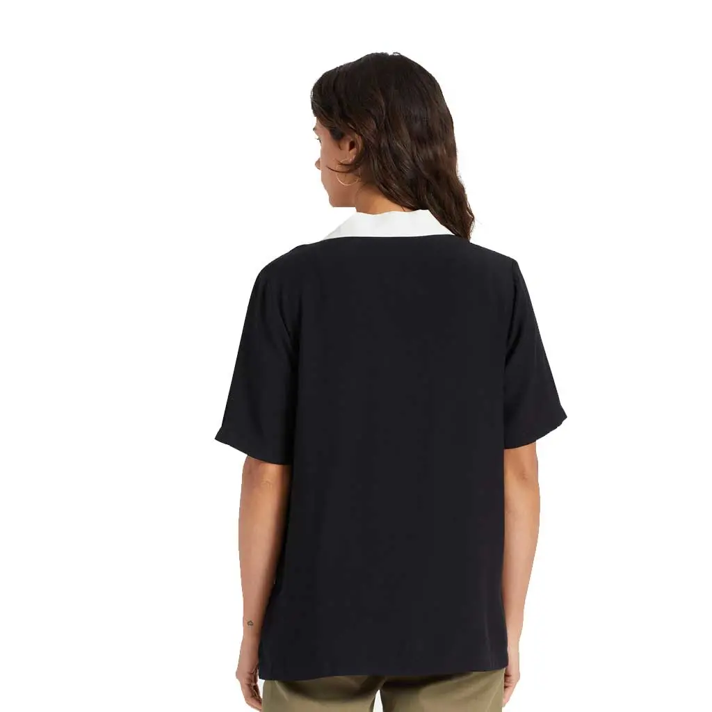 Brixton Women's Bunker Block Bf S/S Woven - Black 3