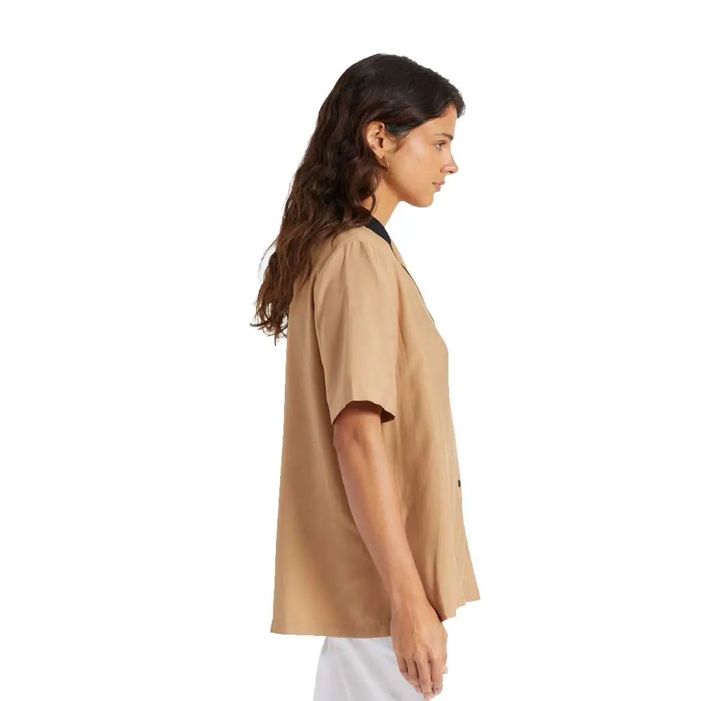 Brixton Women's Bunker Block Bf S/S Woven - Mojave 2