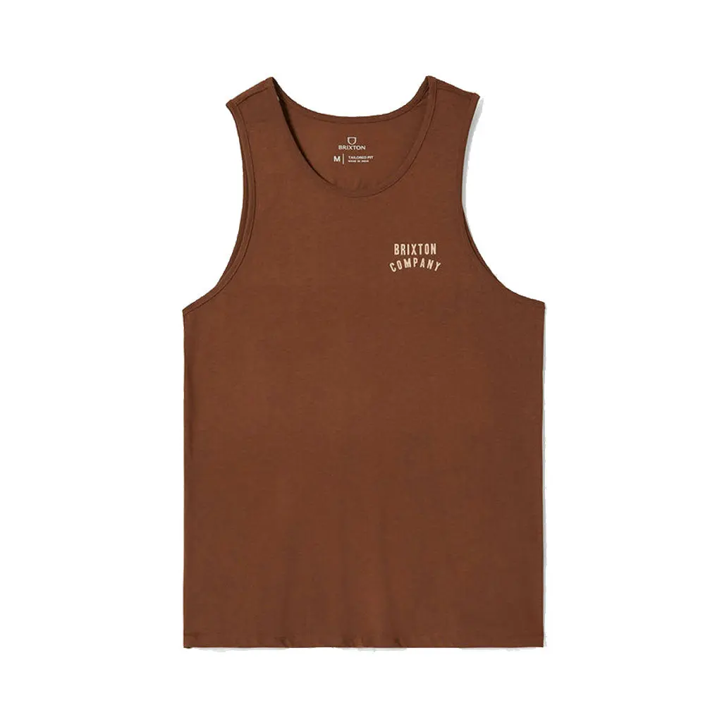 Brixton Woodburn Tank Top - Pinecone Brown/Hazelnut 1