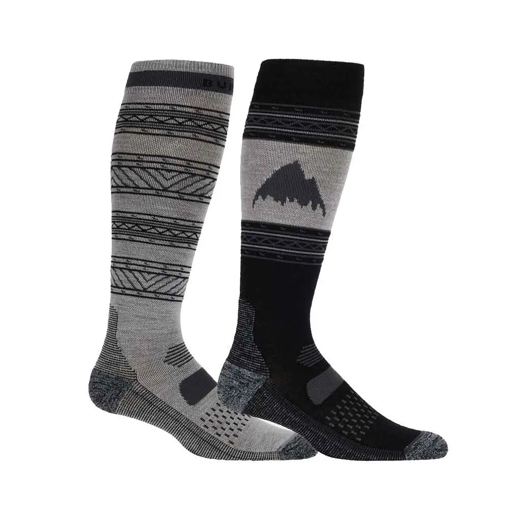 Burton 25/26 Performance Lightweight 2 Pack Socks - True Black 1