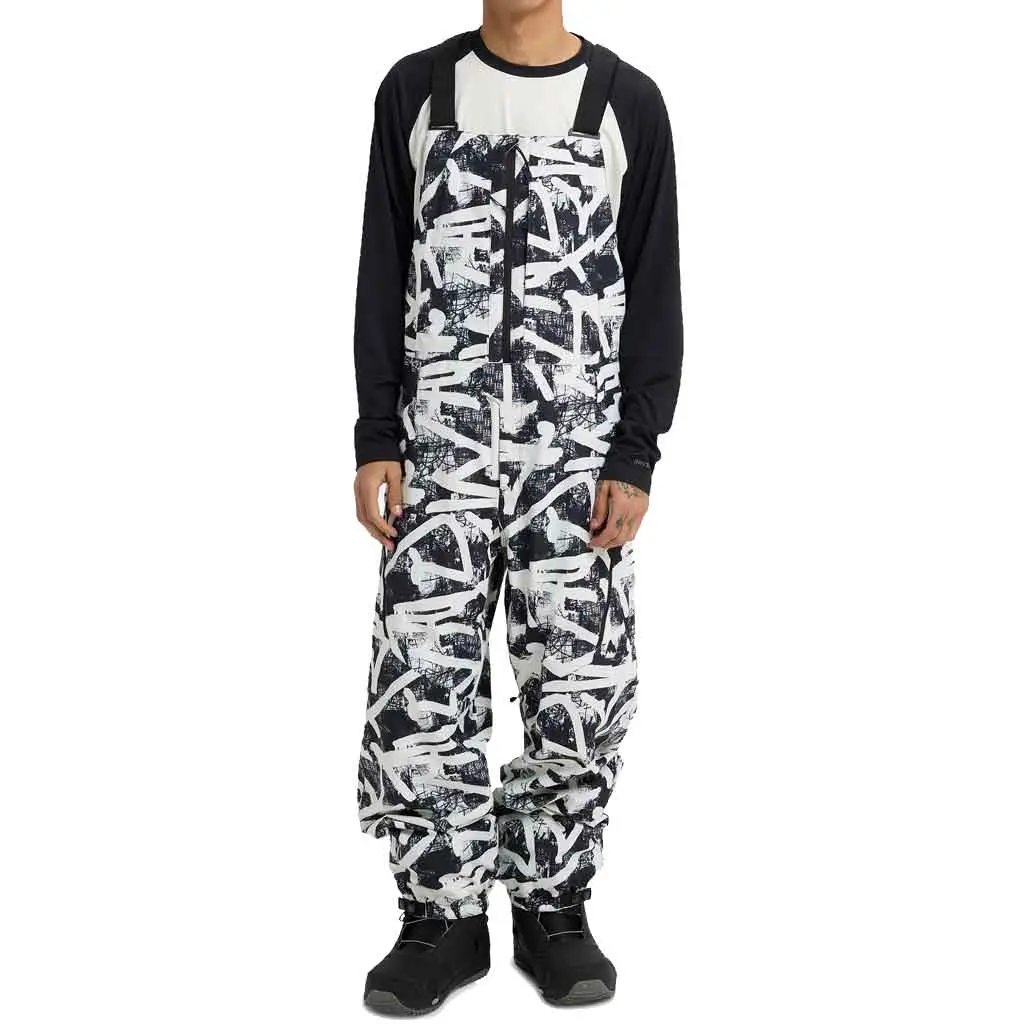 Burton 25/26 Reserve 2L Relaxed Bib Pants - City Streets 1