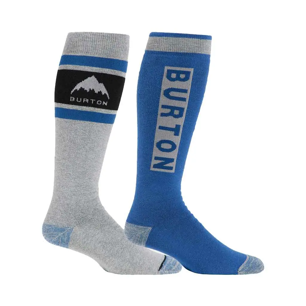 Burton 25/26 Weekend Midweight 2Pk Sock - Gray Cloud 1