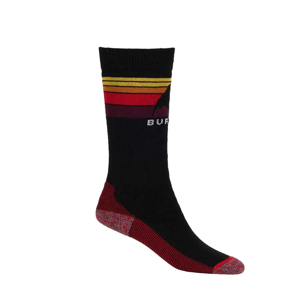 Burton 24/25 Kid's Emblem Midweight Sock - True Black 1