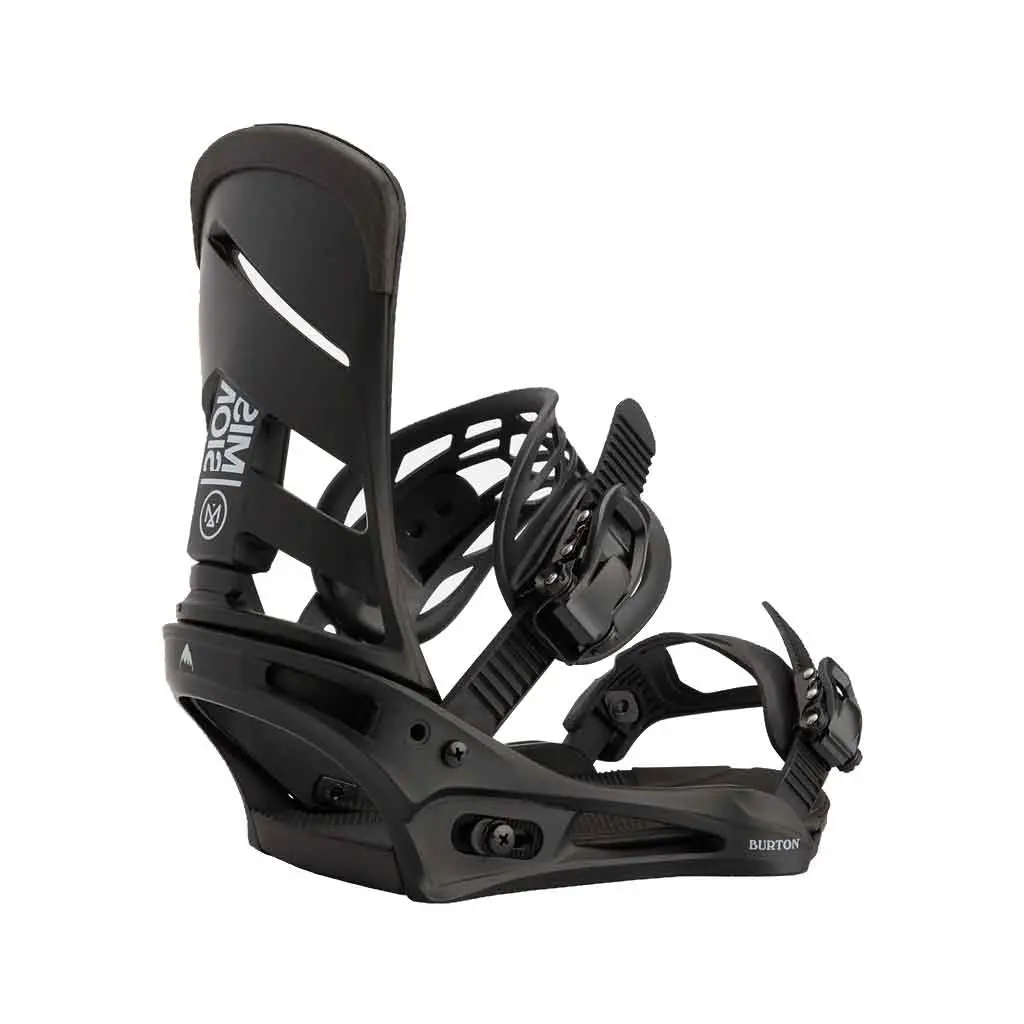 Burton 25/26 Mission Re:Flex Snowboard Bindings - Black 1