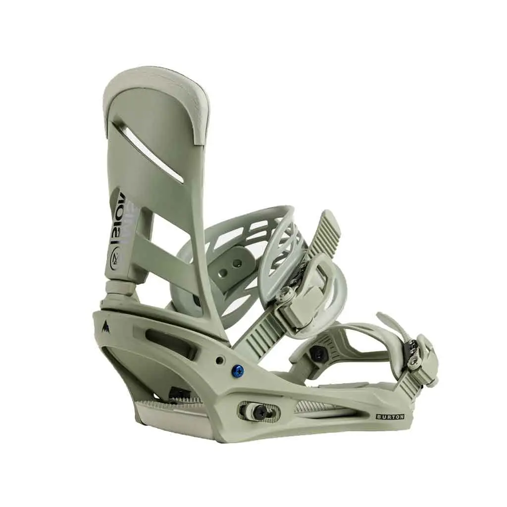 Burton 25/26 Mission Re:Flex Snowboard Bindings - Talc Green 1