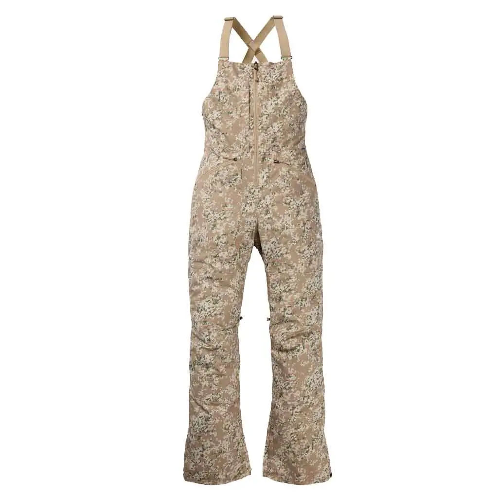 Burton 24/25 Women's Reserve Bib - Snowfall Camo 1