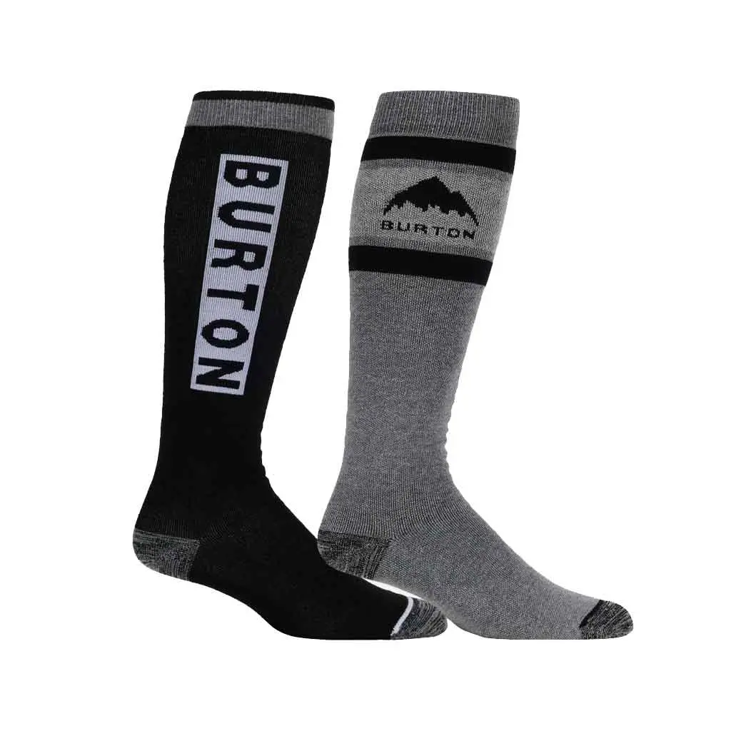 Burton 24/25 Weekend Midweight 2Pk Socks - True Black 1