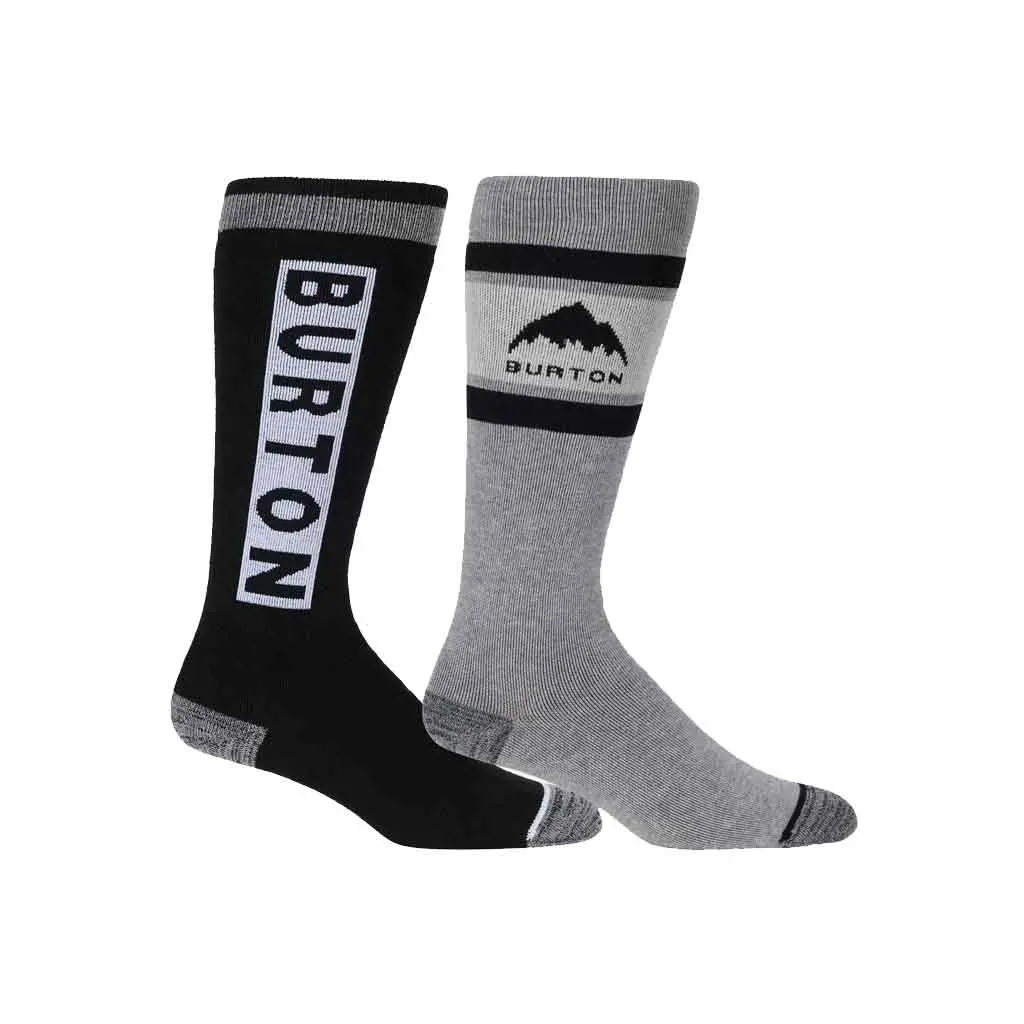 Burton 24/25 Women's Weekend Midweight 2Pk Socks - True Black 1