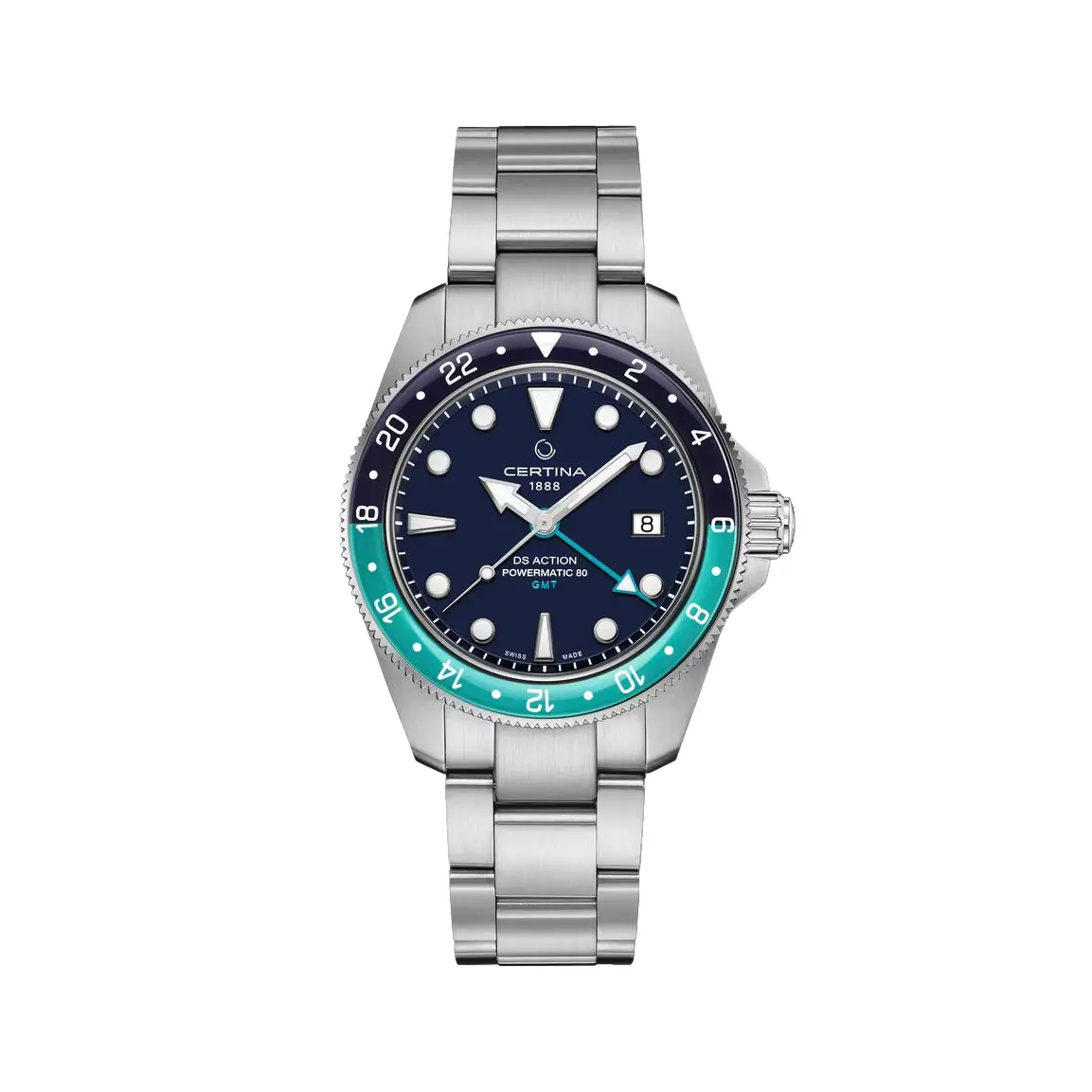 Ds Action Gmt Powermatic 80 41Mm - Blue On Bracelet 1