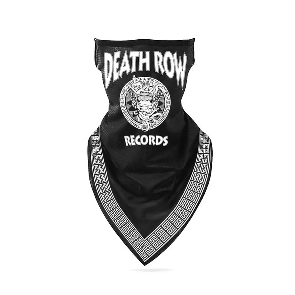 Crooks & Castle X Death Row Greco Medusa Bandana Mask - Black 1