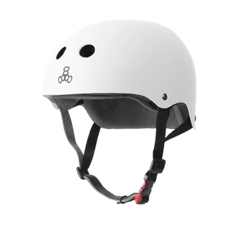 Triple 8 Certified Sweatsaver Helmet White 1