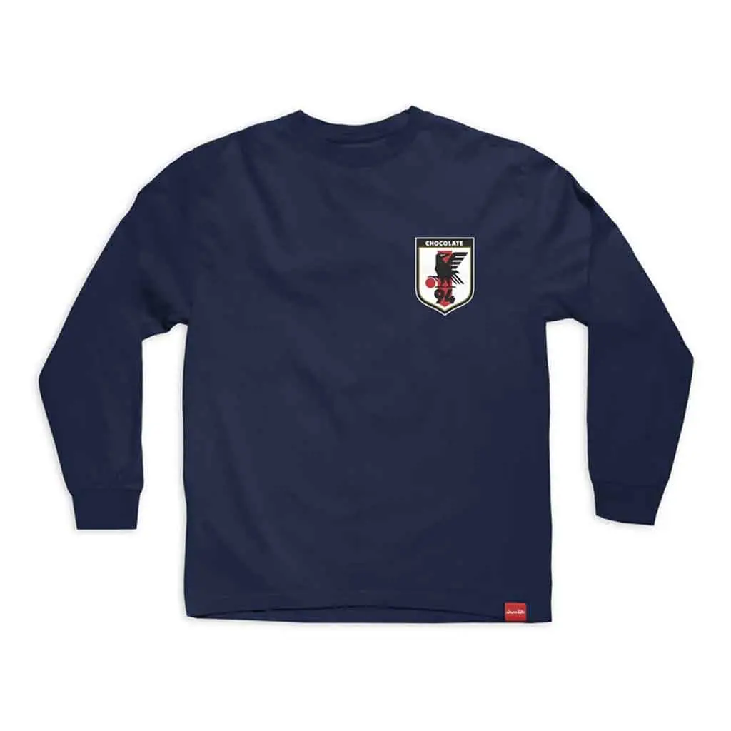 Chocolate Japan Soccer L/S Tee - Navy 1