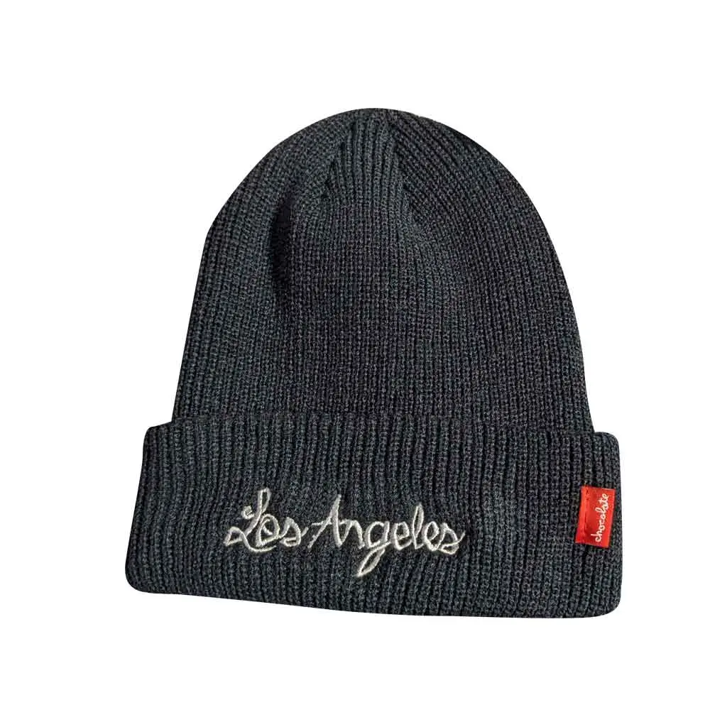 Chocolate Flip The Script Beanie - Black 1