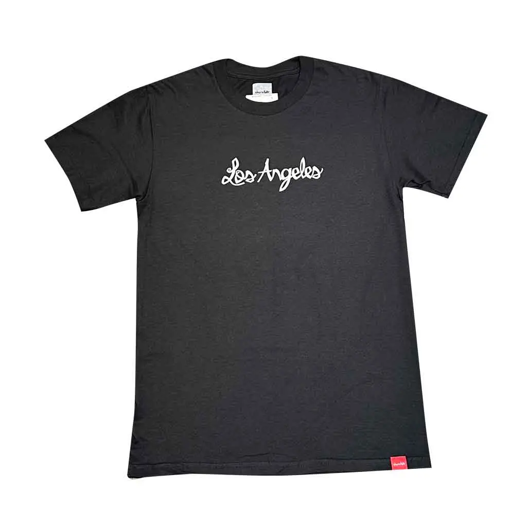 Chocolate Flip The Script Los Angeles Tee - Black/Silver 1