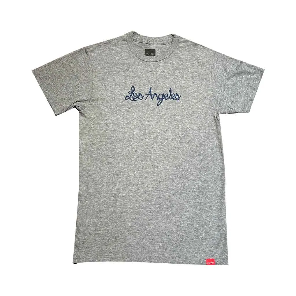 Chocolate Flip The Script Los Angeles Tee - Heather Grey/Royal 1