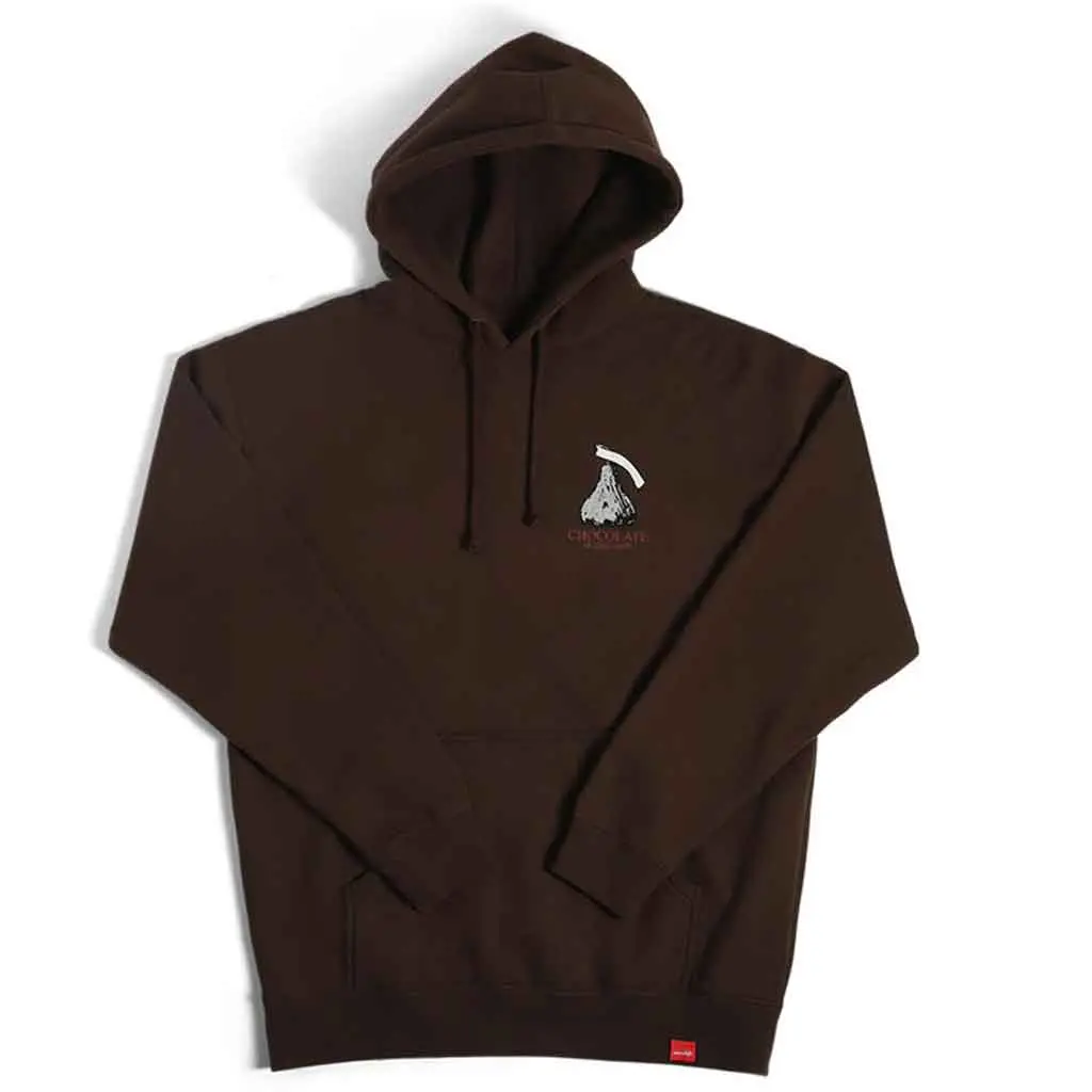 Chocolate Kiss Pullover Hoodie - Brown 1