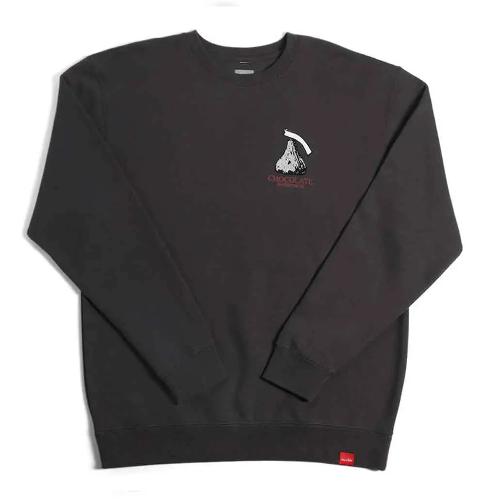 Chocolate Kiss Pullover Crewneck - Chracoal Heather 1