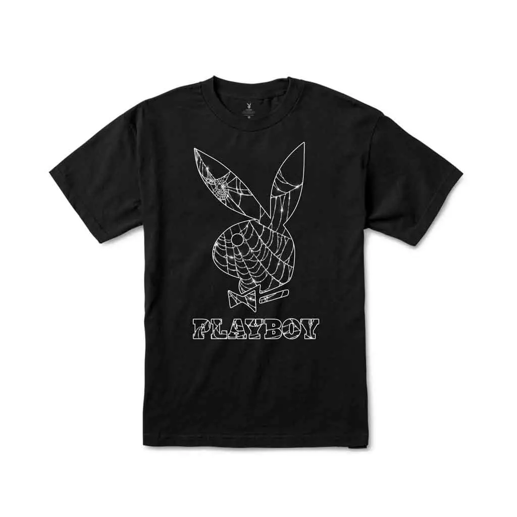 Color Bars Spider Web S/S Tee - Black 1