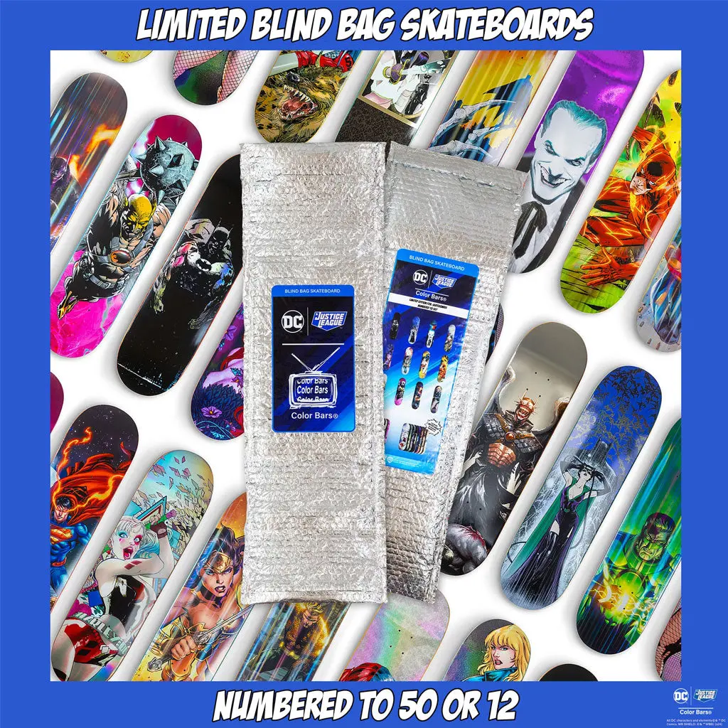 Color Bars Dc Comics Blind Bag Skateboard 1