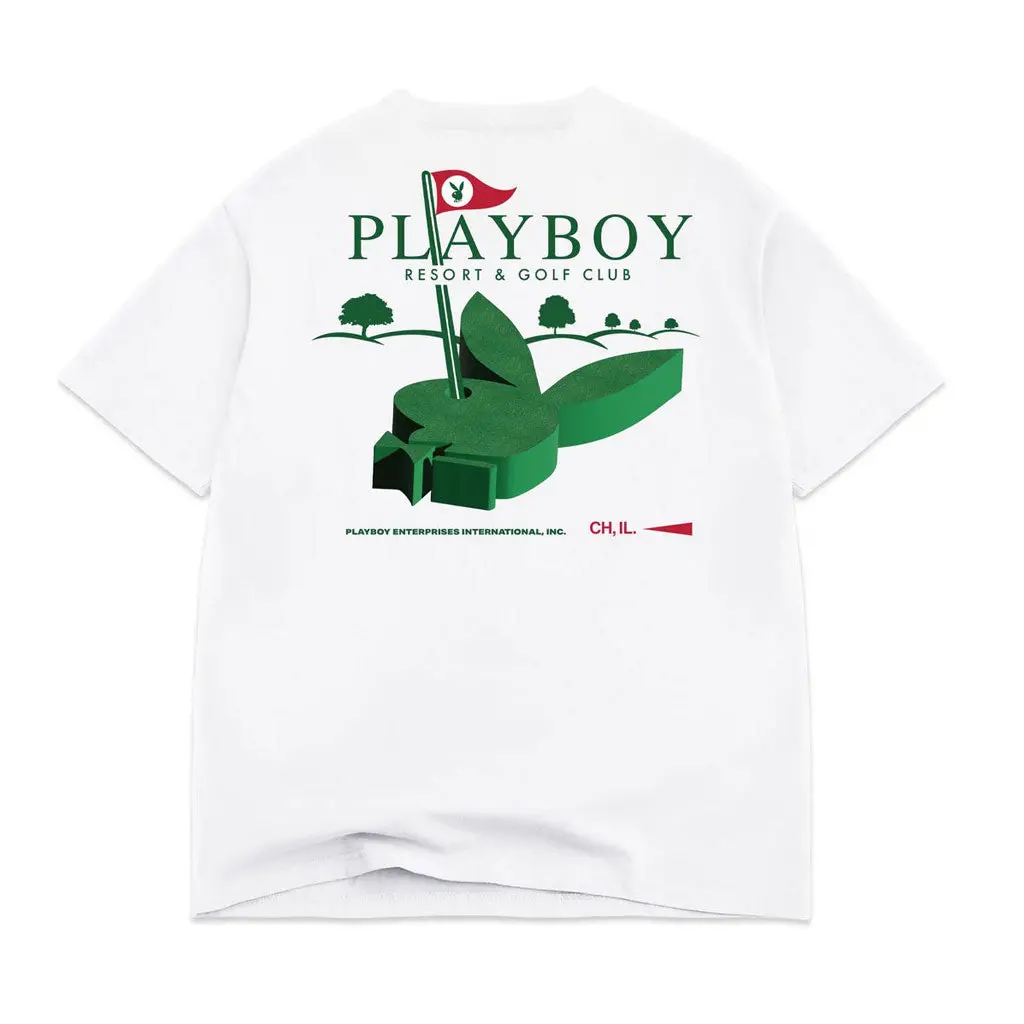 Color Bars X Playboy Bunny Hills S/S Tee - White 1