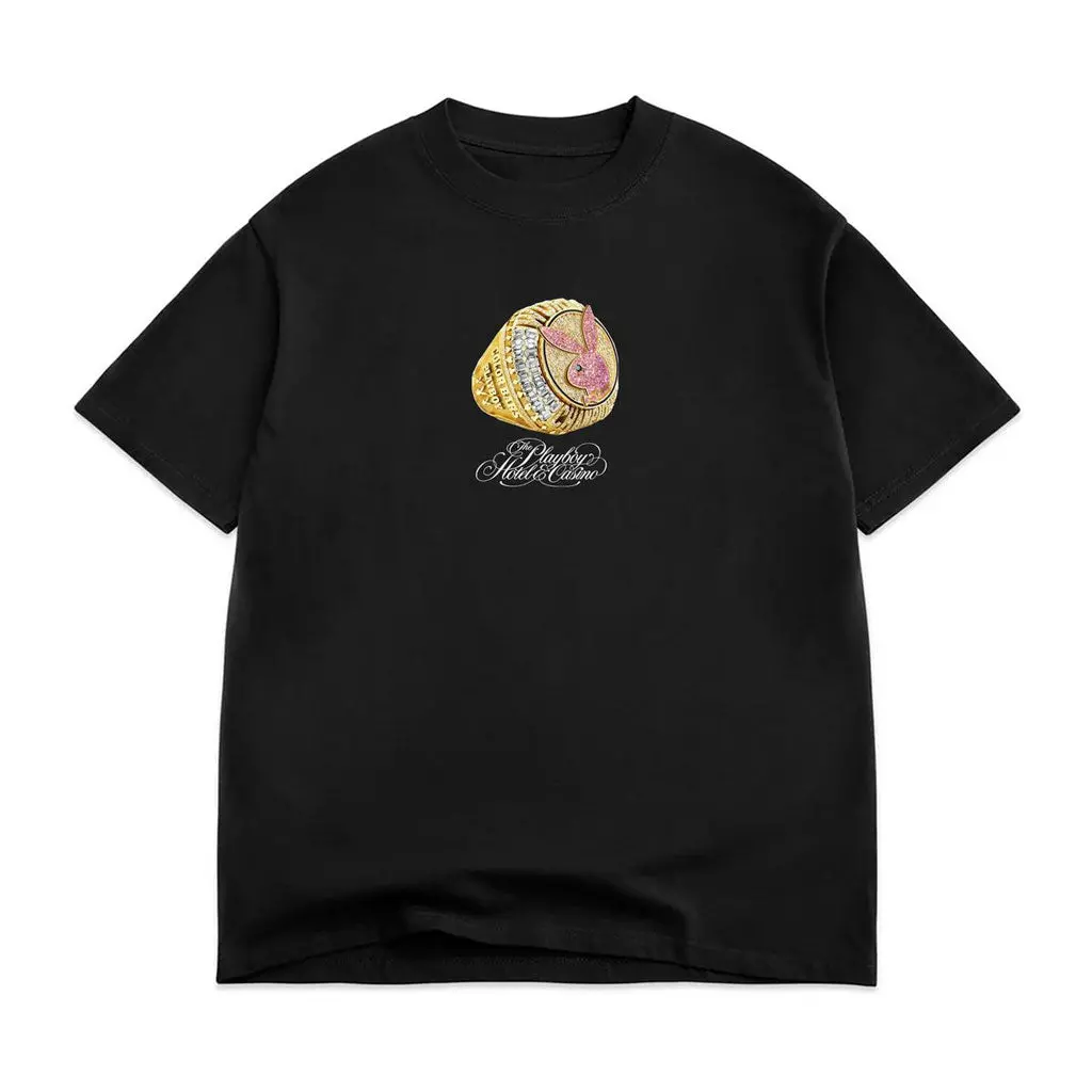 Color Bars X Playboy Champion Ring S/S Tee - Black 1