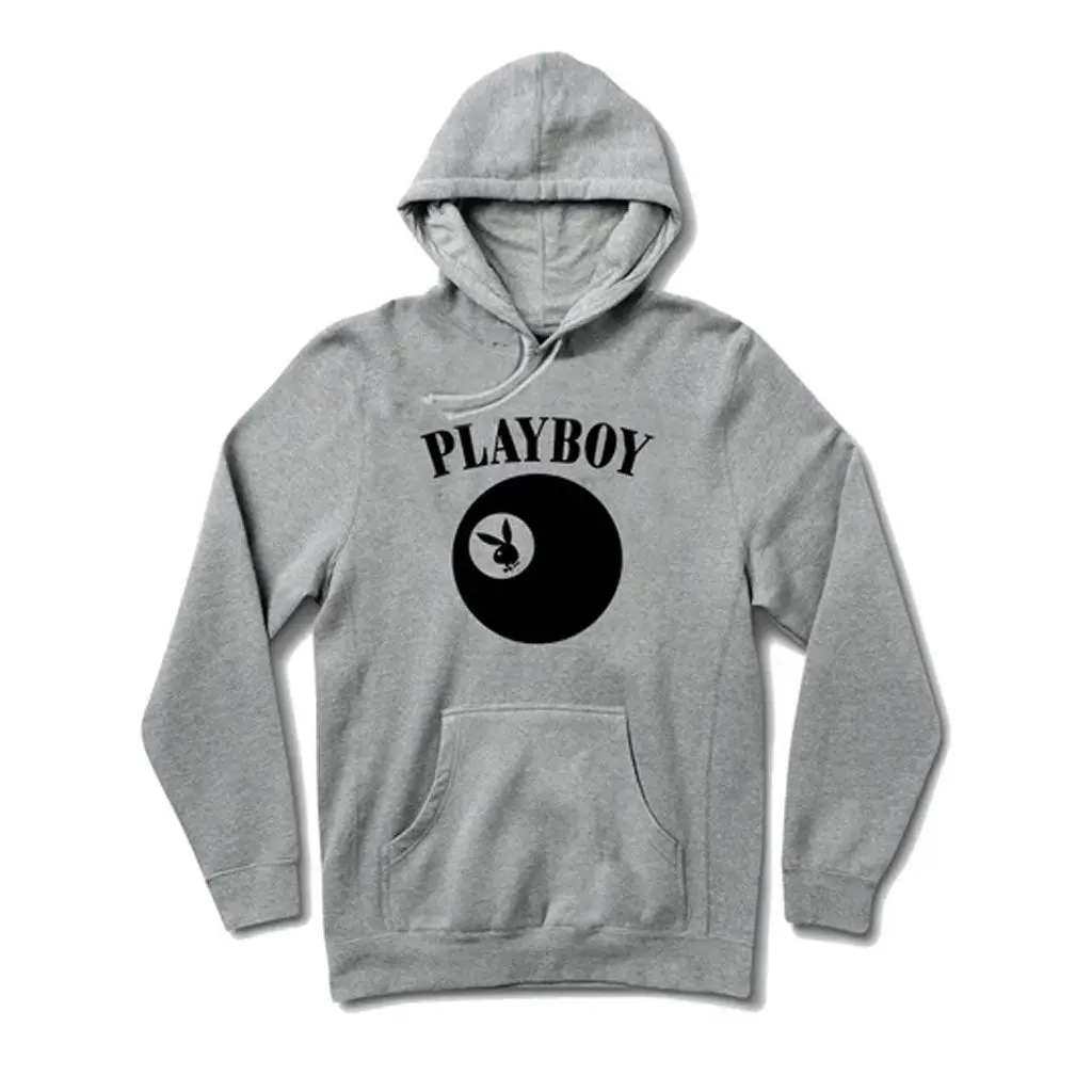 Color Bars X Playboy Billiards Hoodie - Heather Grey 1