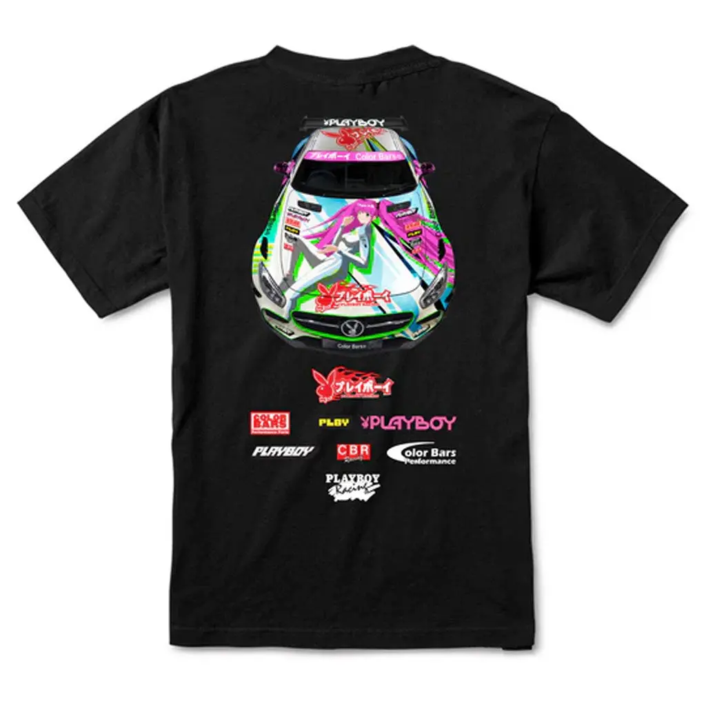Color Bars X Playboy Livery S/S Tee - Black 1