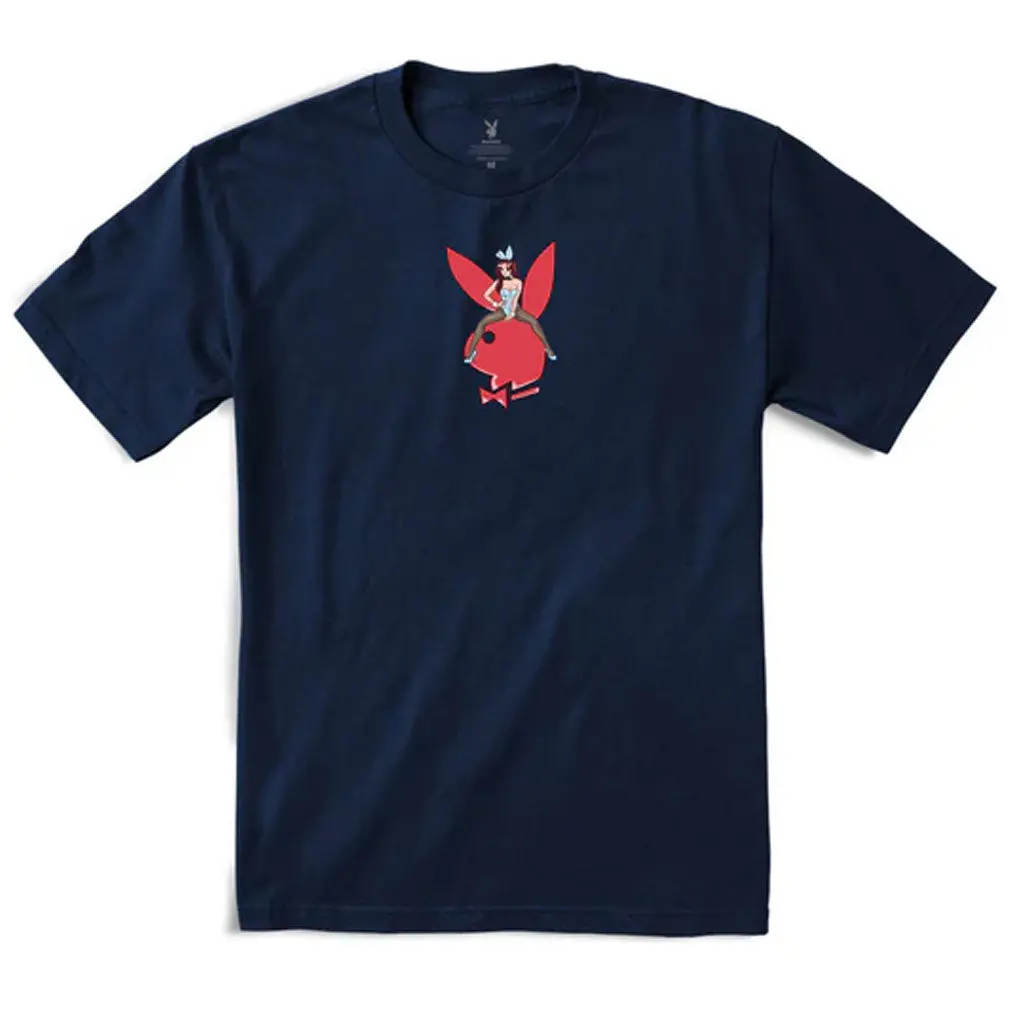 Color Bars X Playboy Straddle S/S Tee - Navy 1