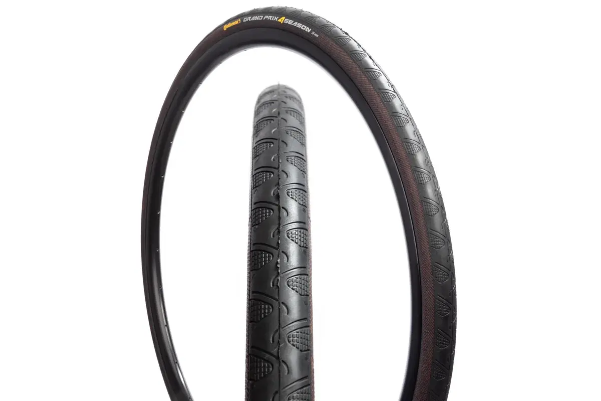 Continental Grand Prix 4-Season Tire - 700 X 25, Clincher, Folding, Black, Vectran Breaker, Duraskin 1