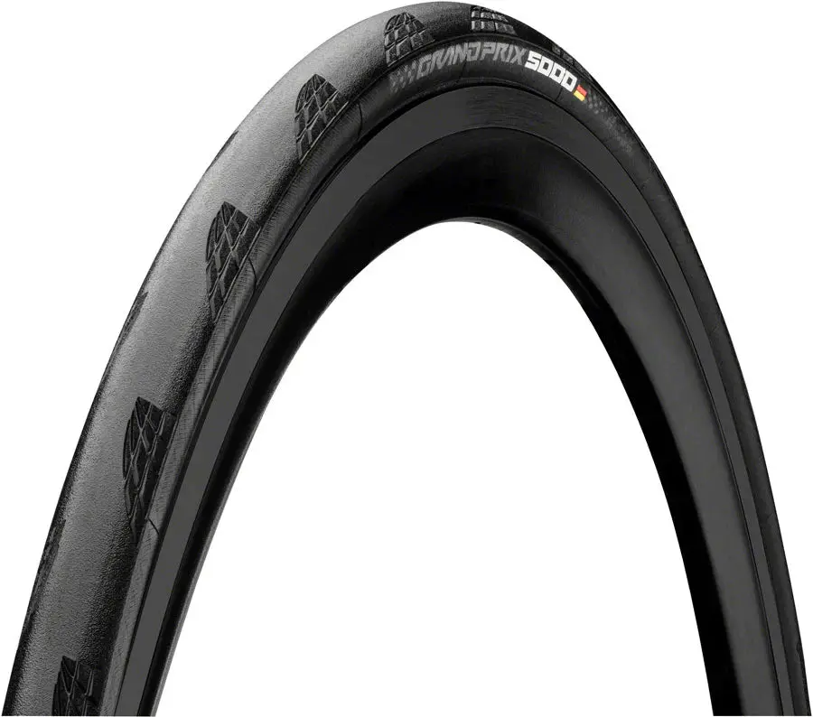Continental Grand Prix 5000 Tire - 700 X 25, Clincher, Folding, Black, Blackchili, Vectran Breaker, Lazergrip, Act 1