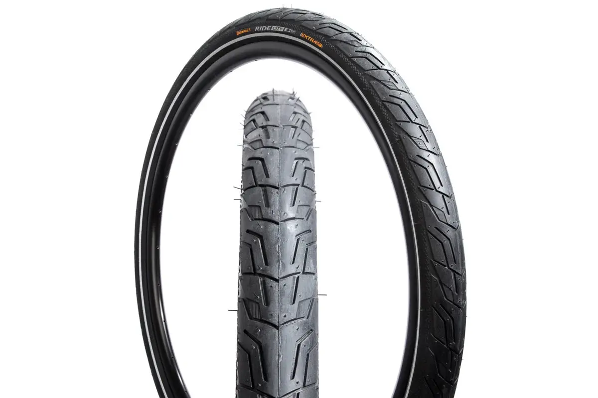 Continental Ride City Tire - 700 X 35, Clincher, Wire, Black/Reflex, Extrapuncture Belt, E25 1