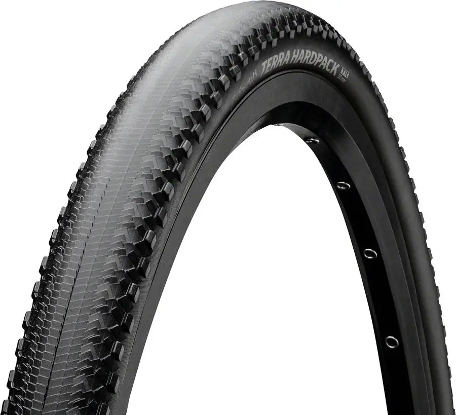 Continental Terra Hardpack Tire - 700 X 50, Tubeless, Folding, Black, Blackchili, Puregrip, Shieldwall System 1
