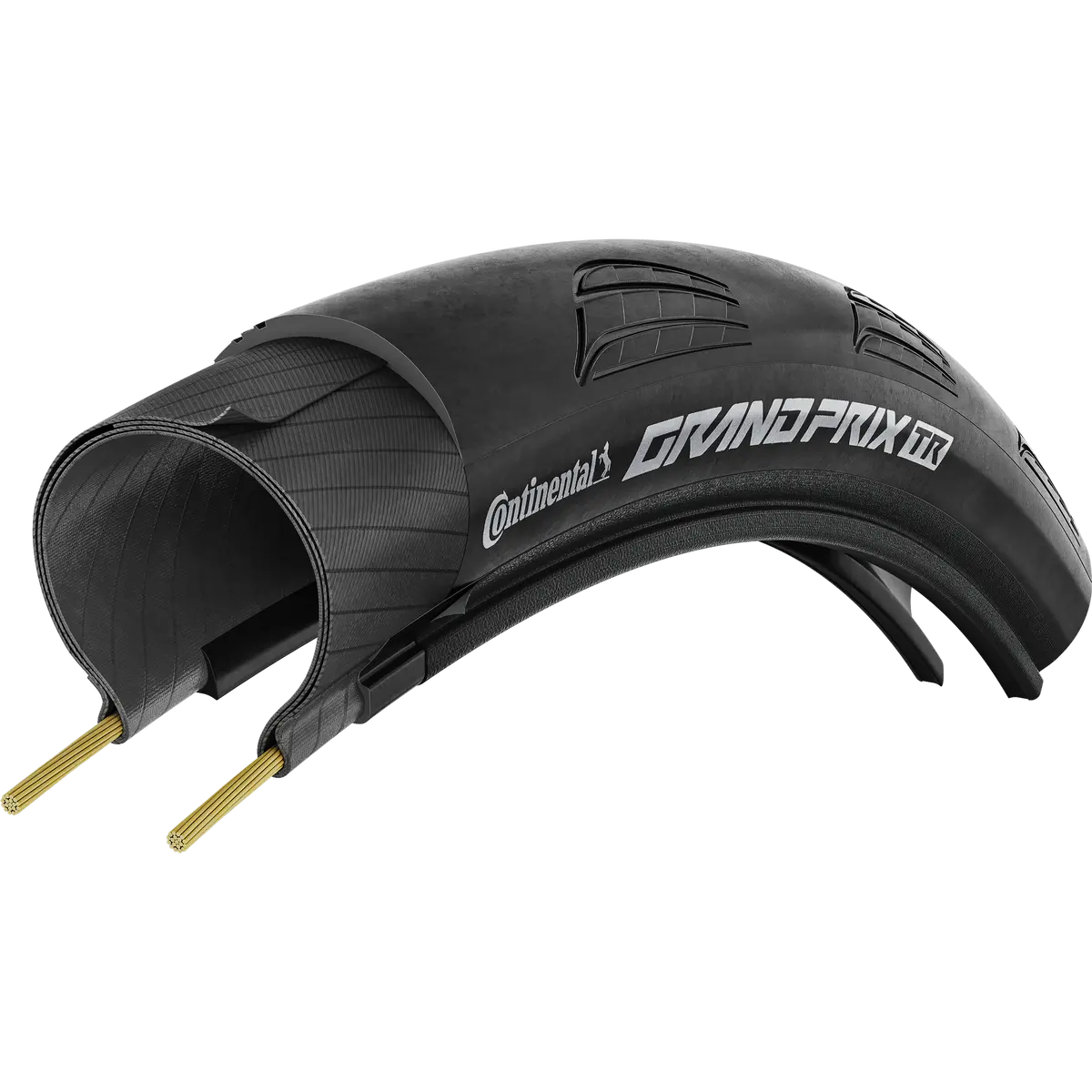 Continental Grand Prix Tr Tire - 700 X 28, Tubeless, Folding, Black, Blackchili 1
