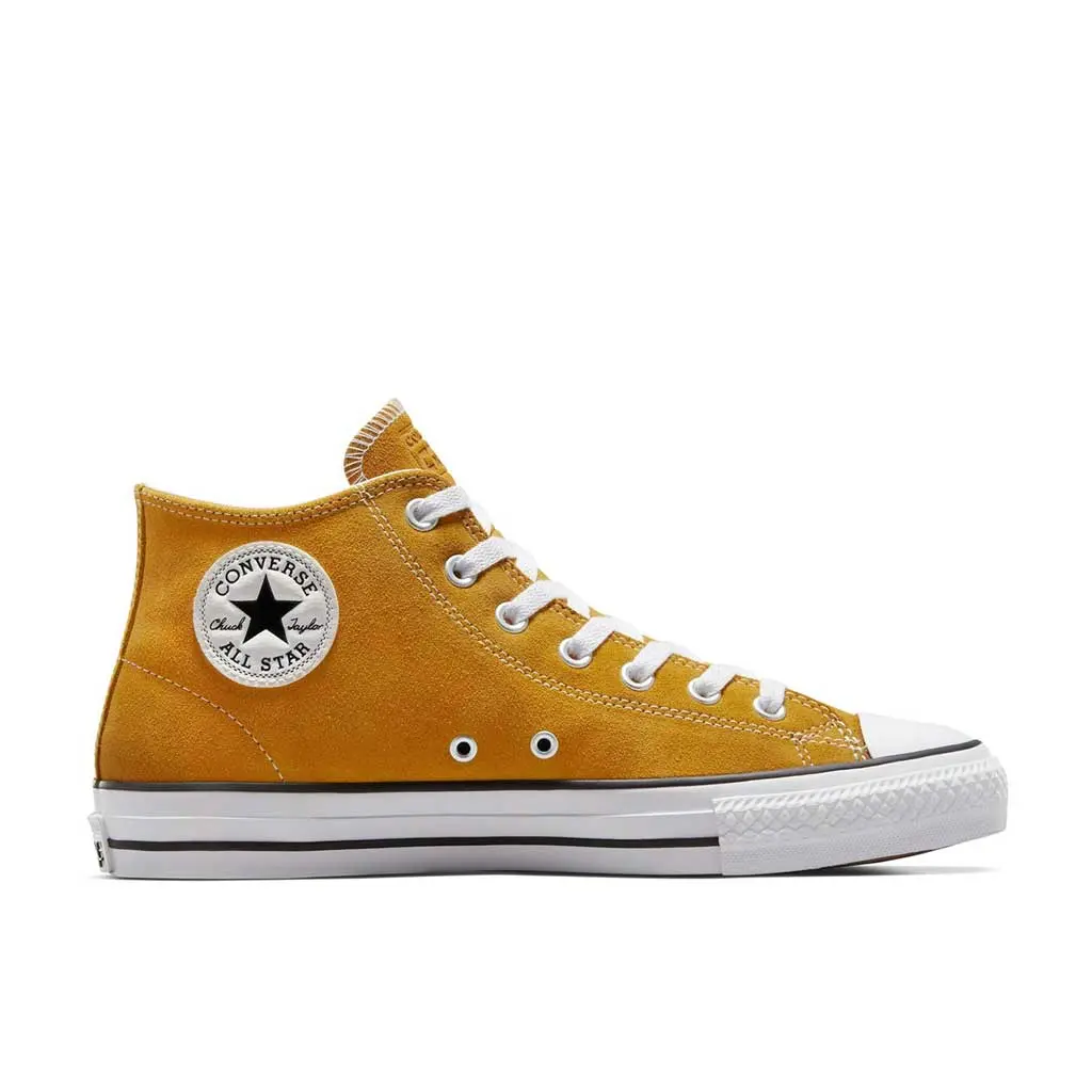 Converse Ctas Pro Mid - Suede - Sungold/White 1