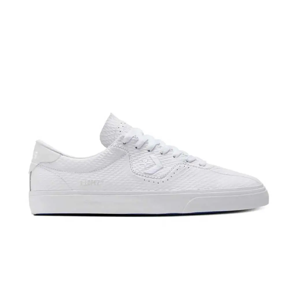 Converse Louie Lopez Pro Ox - Snakesskin Embossed - White/Blue 1