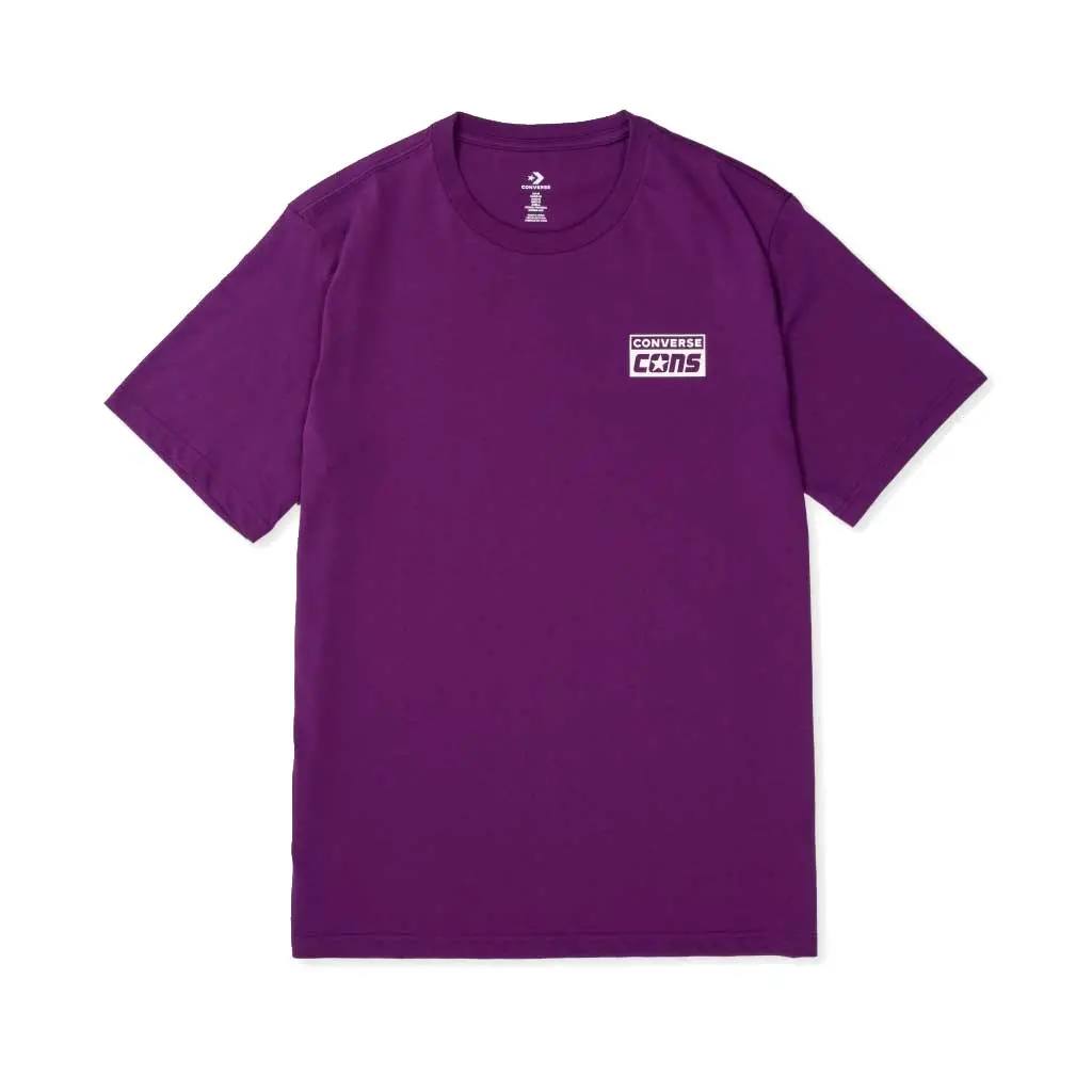 Converse Cons Ss Tee - Purple 1