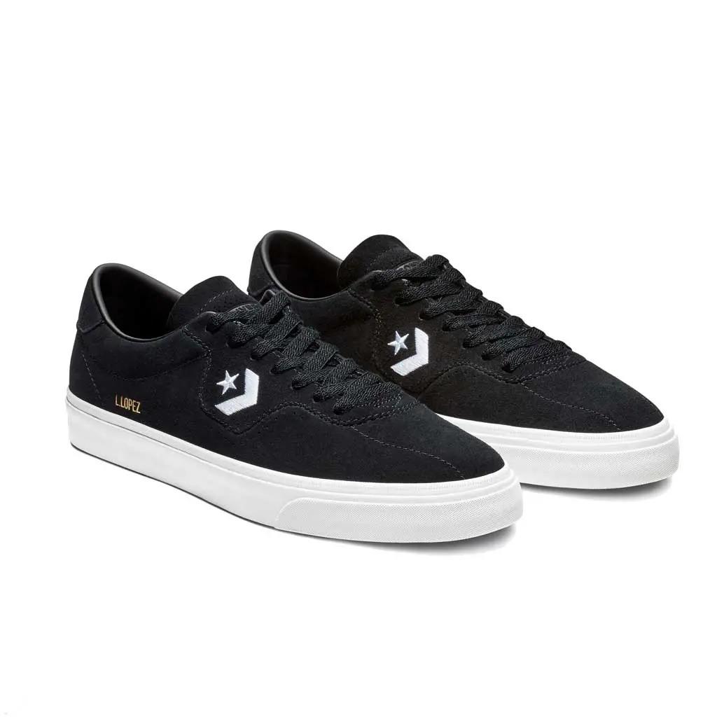 Converse Louie Lopez Pro Ox - Black/Black/White 5