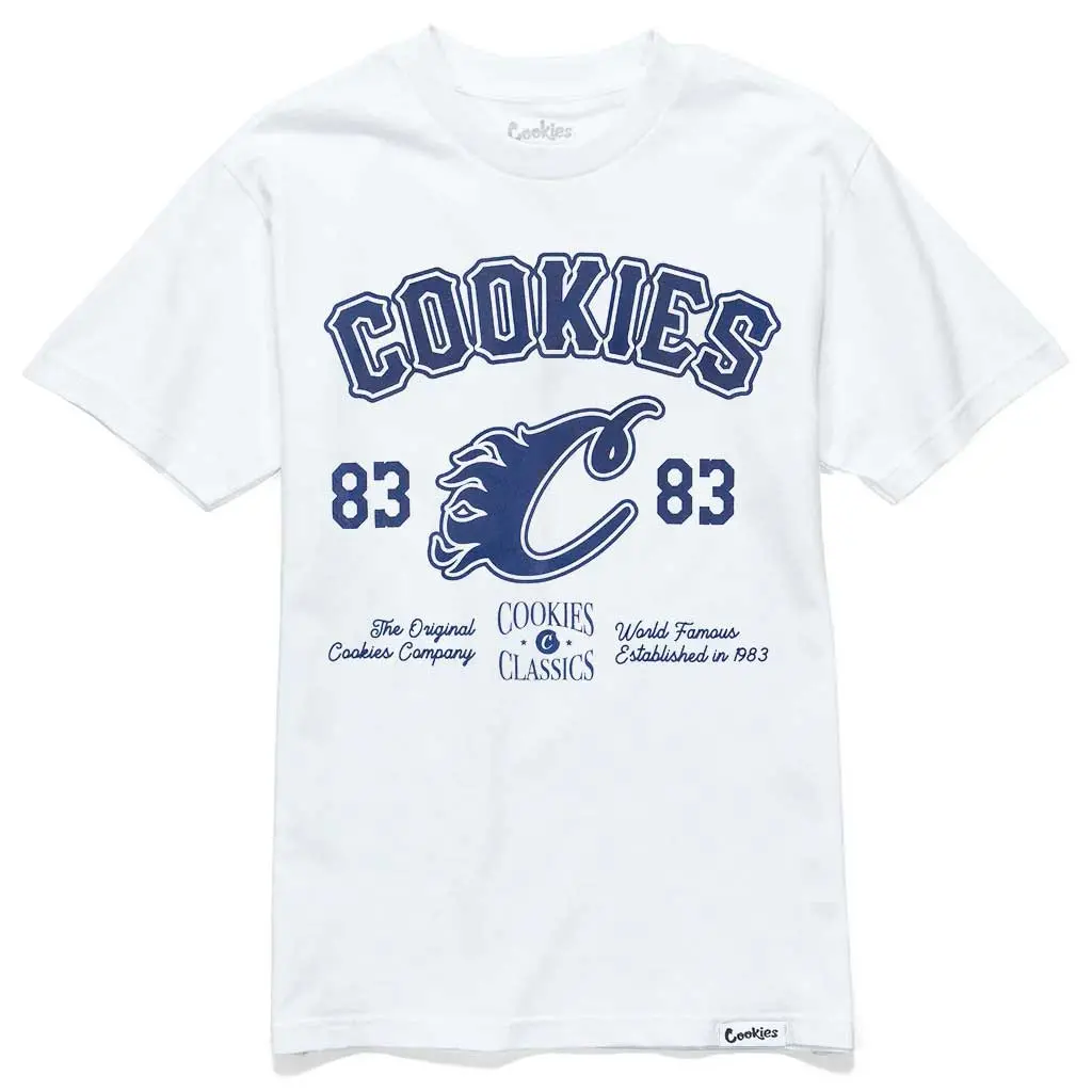 Cookies Breakaway Ss Tee - White/Navy 1