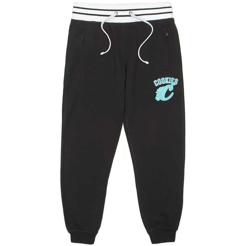 Cookies Breakaway Sweatpant - Black/Tiffany Blue 1