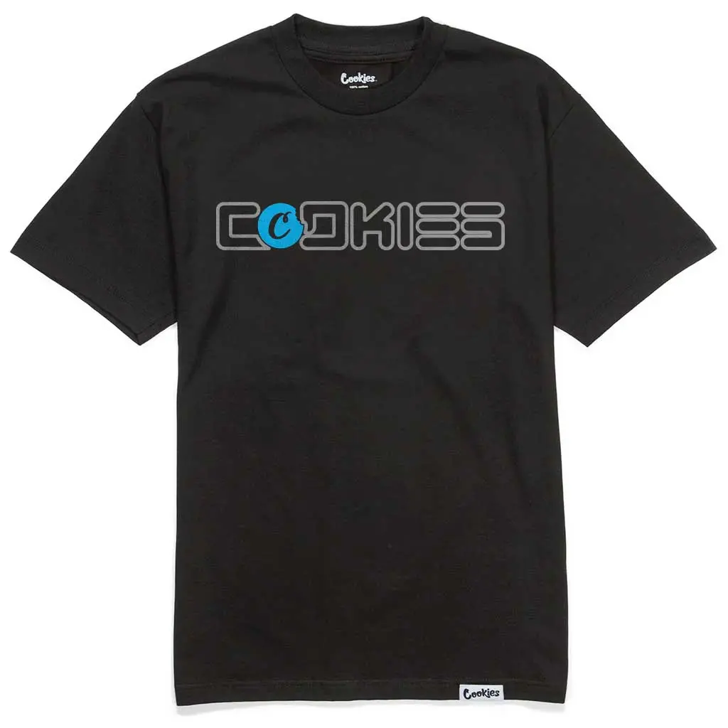 Cookies Formula 1 Racing Ss Tee - Black/Cookies Blue 1