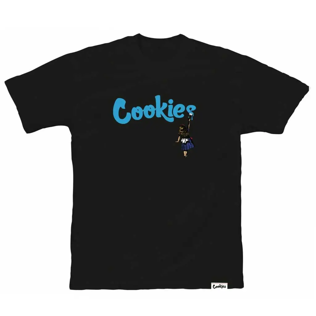 Cookies Girl Painting Tee - Black 1