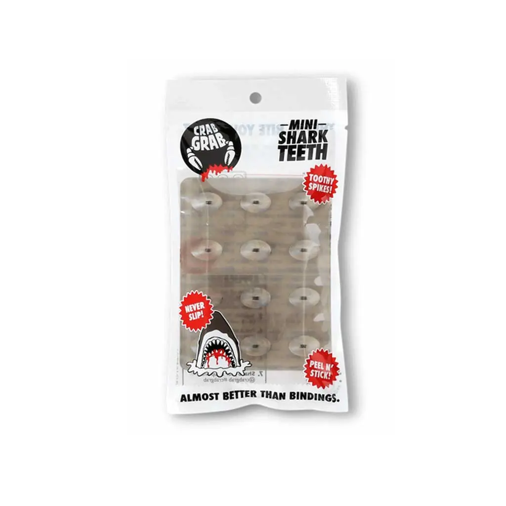 Crab Grab Mini Shark Teeth Stomp Pad - Smoke 1