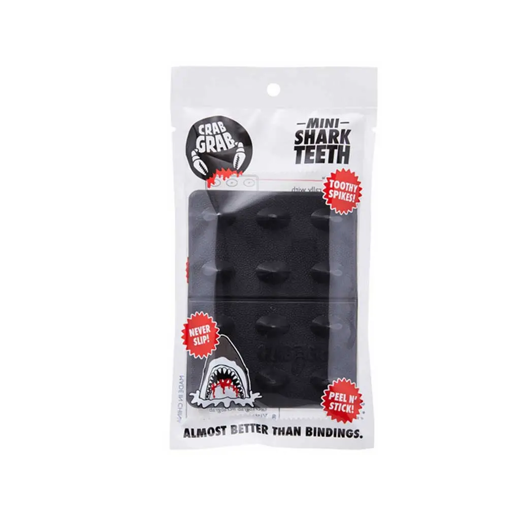 Crab Grab Mini Shark Teeth Stomp Pad - Black 1
