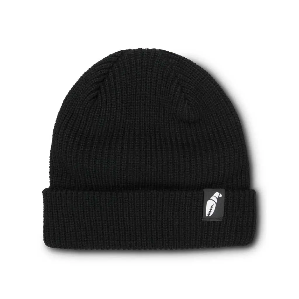 Crab Grab Claw Label Beanie - Black 1